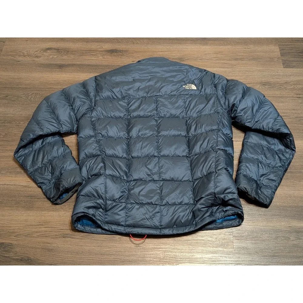 The North Face Summit Series 800 Fill Down Puffer Jacket Mens Large Navy Blue